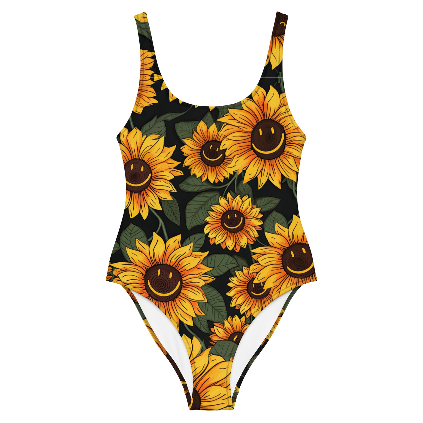 Happy Flowers One-Piece Swimsuit