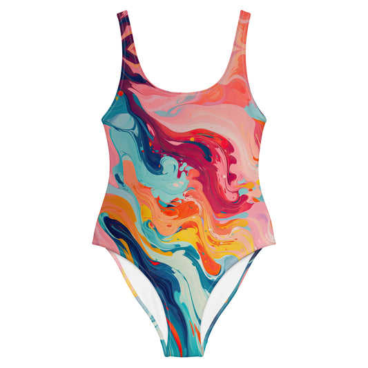 Painted Lady One-Piece Swimsuit