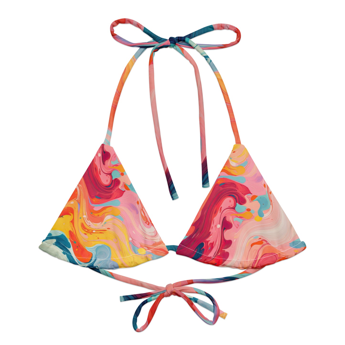 Painted Lady string bikini top