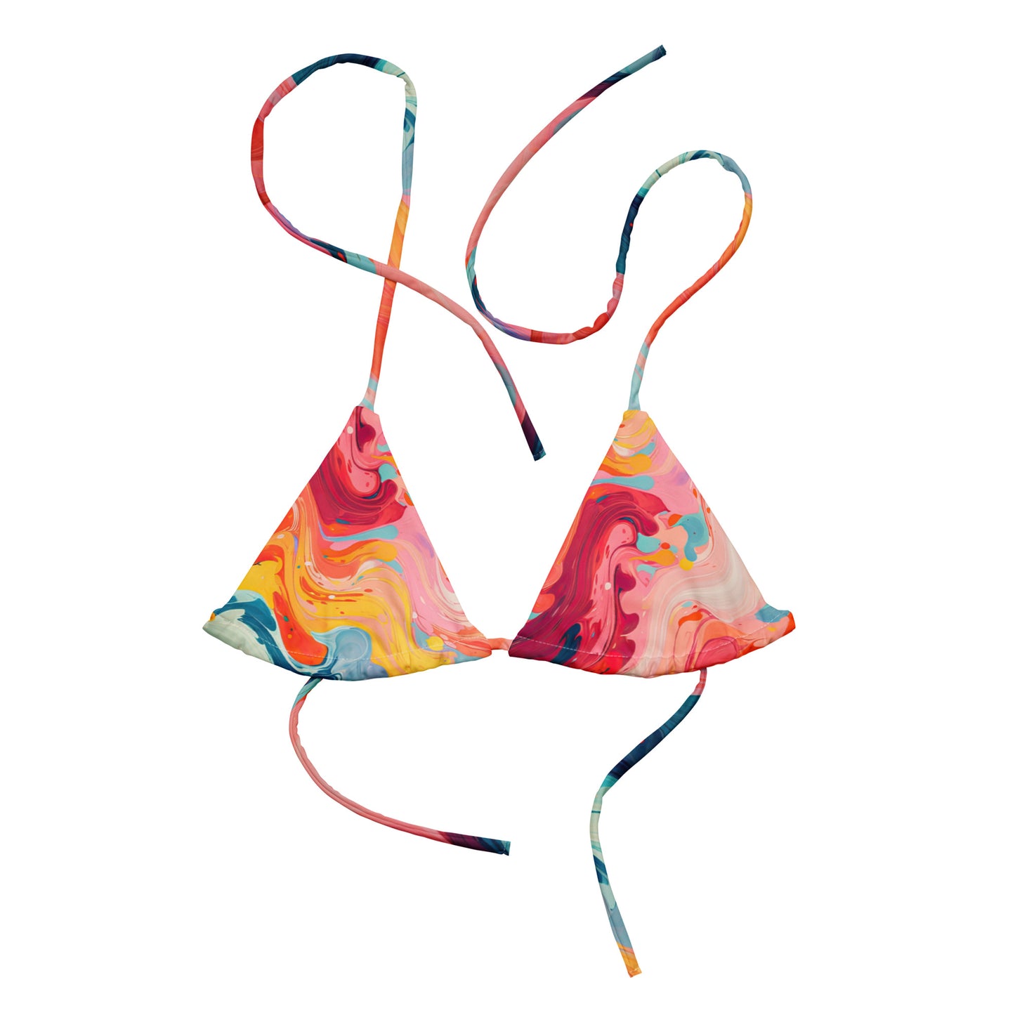 Painted Lady string bikini top