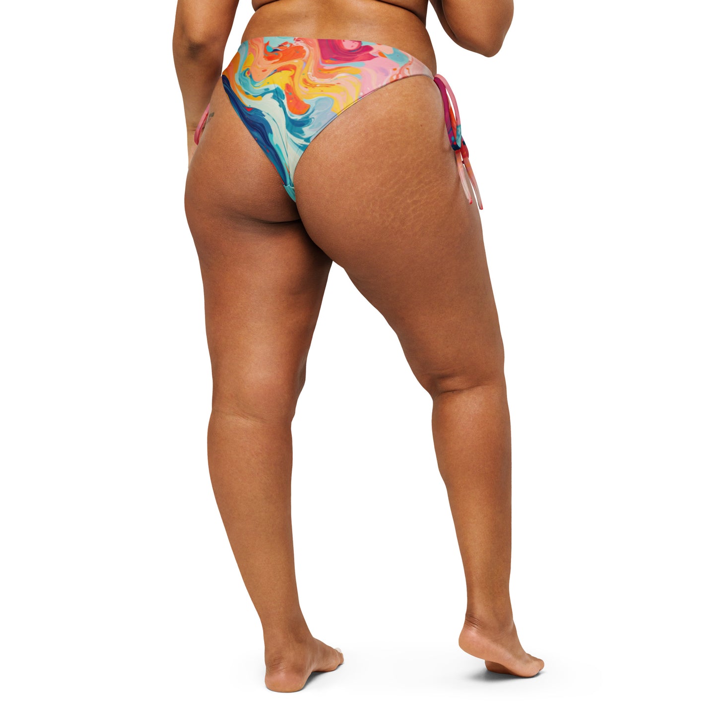 Painted Lady string bikini bottom