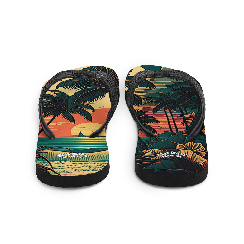 Retro Beach Flip-Flops