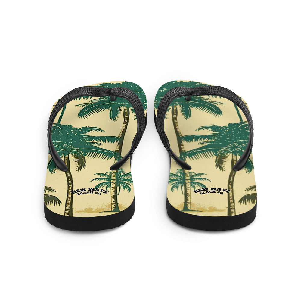Vintage Palms Flip-Flops