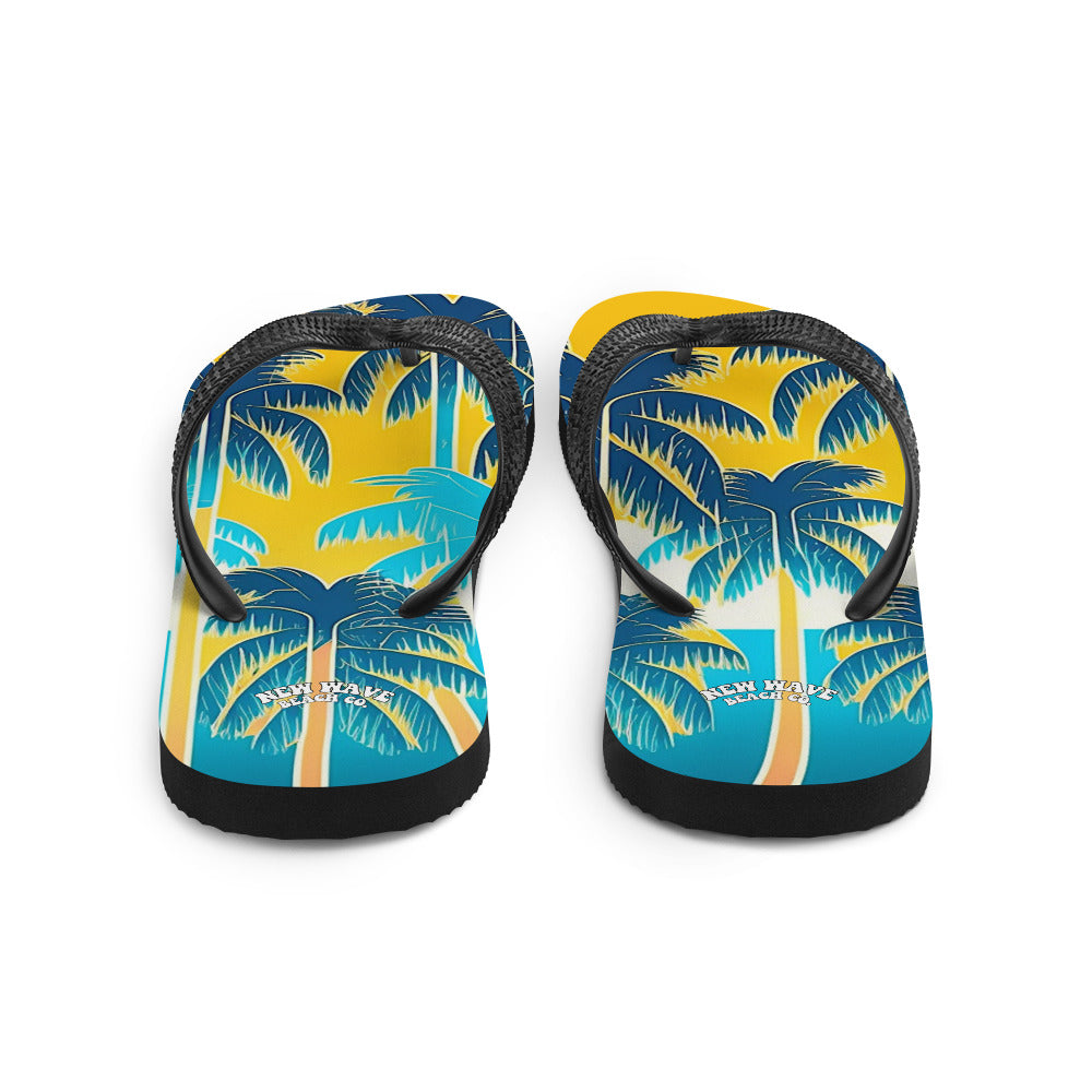 Blue Palms Flip-Flops