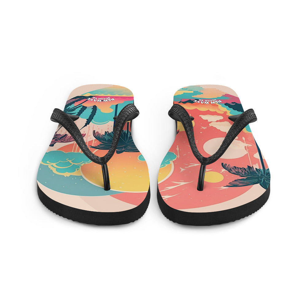 Whimsy Beach Flip-Flops