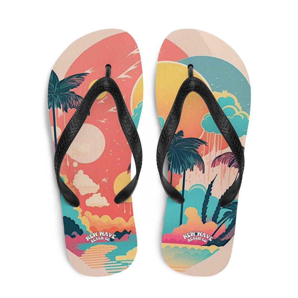 Whimsy Beach Flip-Flops