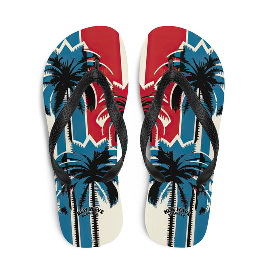 Patriotic Palms Flip-Flops